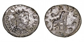 Imperio Romano
Diocleciano
Antoniniano. VE. (284-305). R/IOVI AVGG. 4.18g. RIC.34. Restos de plateado. (MBC).