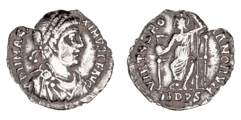 Imperio Romano
Magno Máximo
Siliqua. AR. Mediolanum. (c. 387-388). R/VIRTVS RO...