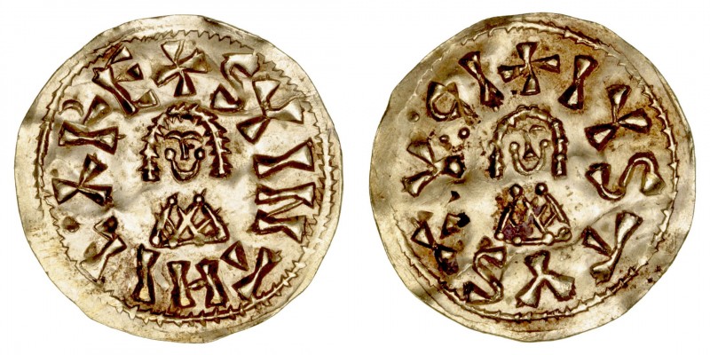 Monedas Visigodas
Suintila
Tremis. AV. Tucci. (621-631). A/Busto de frente, SY...