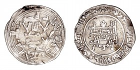 Monedas Árabes
Califato de Córdoba
Abd al Rahman III
Dírhem. AR. Al Andalus. (333 H). 3.83g. (V.404). BC+/MBC-.