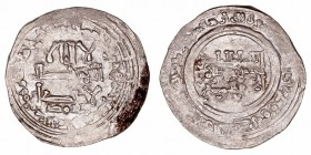 Monedas Árabes
Califato de Córdoba
Abd al Rahman III
Dírhem. AR. Medina Azzahra. 348 H. 3.74g. V.443. MBC-.