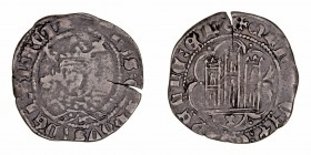 Monedas Medievales
Corona Castellano Leonesa
Enrique IV
Cuartillo. VE. Cuenca. Con cuenco a la izq. del busto y bajo el castillo. 2.31g. AB.744.6. ...