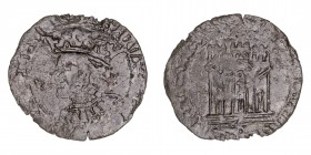 Monedas Medievales
Corona Castellano Leonesa
Enrique IV
1/2 Cuartillo. VE. Sevilla. Con S bajo el castillo y (estrella) a cada lado del busto. 0.88...