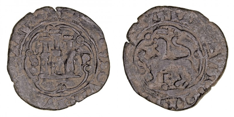 Monarquía Española
Carlos I
4 Maravedís. AE. Santo Domingo. s/f. Con F bajo el...