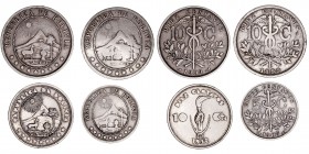 Monedas Extranjeras
Bolivia
Serie de 4 monedas. CuNi. 5 Centavos 1907, 10 Centavos 1899, 1909 y 1937. KM.173.3, 174.3 y 180. MBC a MBC-.