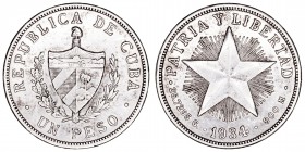 Monedas Extranjeras
Cuba
Peso. AR. 1934. 26.79g. KM.15.2. MBC.