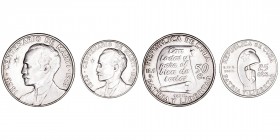Monedas Extranjeras
Cuba
Lote de 2 monedas. AR. Centenario de Martí. 25 Centavos 1953 y 40 Centavos 1953. KM.27 y 28. MBC+.