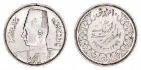 Monedas Extranjeras
Egipto
10 Piastras. AR. 1937. Farouk. KM.367. MBC.