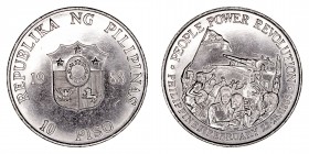 Monedas Extranjeras
Filipinas
10 Piso. Ni. 1988. Revolución Popular. KM.250. EBC-.