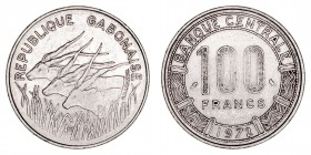 Monedas Extranjeras
Gabón
100 Francs. Ni. 1972. KM.12. MBC.