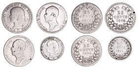 Monedas Extranjeras
Holanda
Lote de 4 monedas. AR. 10 Cents 1897 y 25 Cents 1848, 1849 y 1892. KM.76, 115 y 116. MBC- a BC-.
