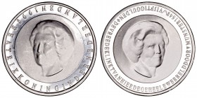 Monedas Extranjeras
Holanda
50 Gulden. AR. 1998. 350 Aniversario del Tratado de Munster. 25.03g. KM.227. EBC.