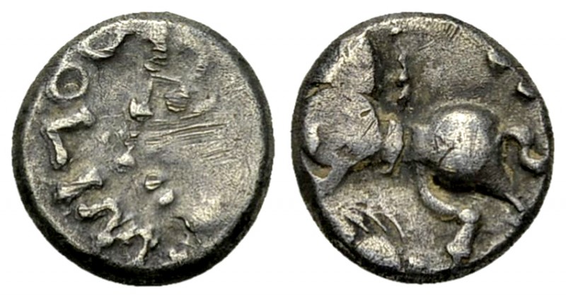 Leuci AR Quinarius, c. 60-50 BC 

Celtic Gaul, Leuci. AR Quinarius (11 mm, 1.8...