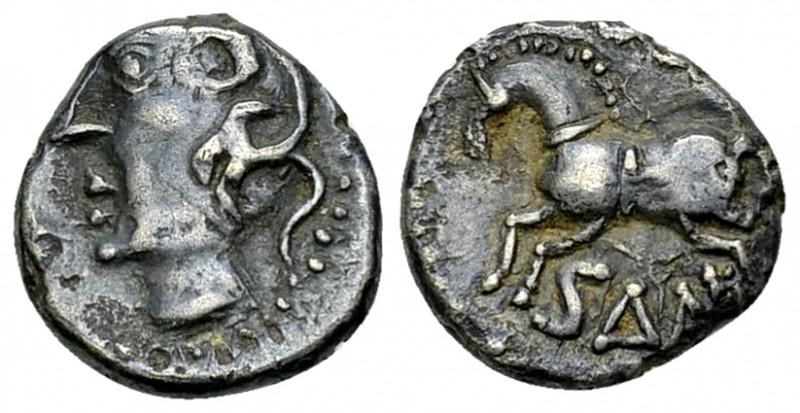 Sequani AR Quinarius, c. 80-50 BC 

Celtic, Central Gaul. Sequani. AR Quinariu...