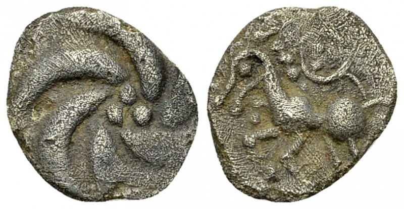 Vindelici, AR Büschelquinar, 2nd-1st Century BC 

Celtic Germany. Vindelici. A...