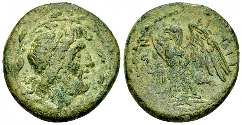 The Brettii AE reduced Uncia, c. 208-203 BC 

Bruttium, The Brettii. AE reduce...