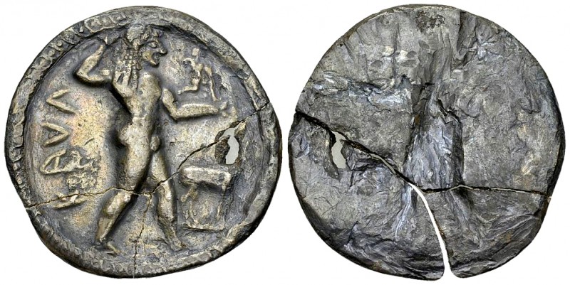 Kaulonia AR Nomos, c. 525-500 BC 

Bruttium, Kaulonia. Circa 525-500 BC. AR No...