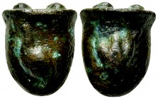 Akragas AE Trias, c. 450-440 BC 

Sicily, Akragas. Cast AE Trias or Tetronkion (21 mm, 12.87 g), c. 450-440 BC.
Obv. AK, Eagle standing left.
Rev....