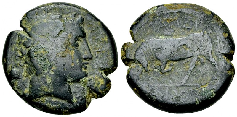 The Mamertinoi AE Quadruple unit, c. 288-278 BC 

Sicily, The Mamertinoi. AE Q...