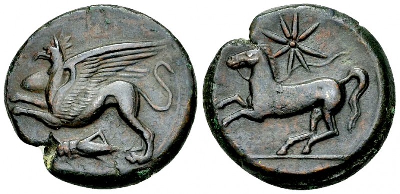 Syracuse AE Unit, c. 365-360 BC 

Sicily, Syracuse. Dionysios II (367-357 BC)....