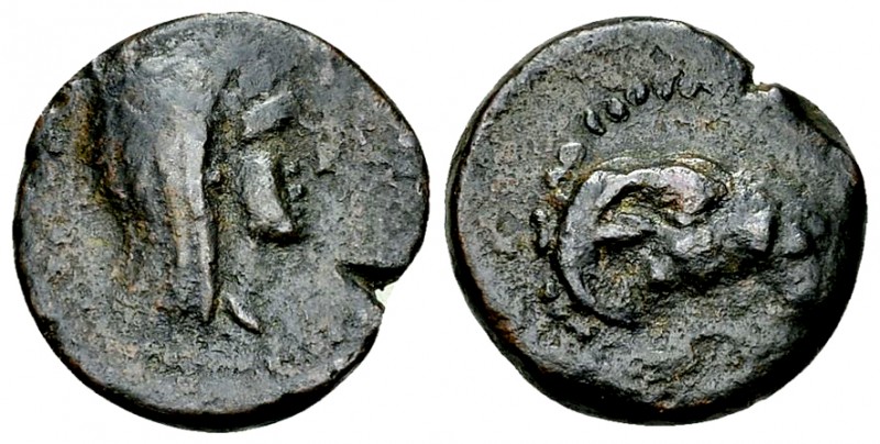 Melita AE 17, c. 218-175 BC 

Islands off Sicily, Melita. AE17 (3.38 g), c. 21...
