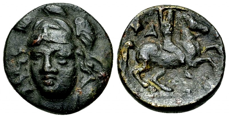 Pharsalos AE Tetrachalkon, 4th century BC 

Thessaly, Pharsalos. AE Tetrachalk...