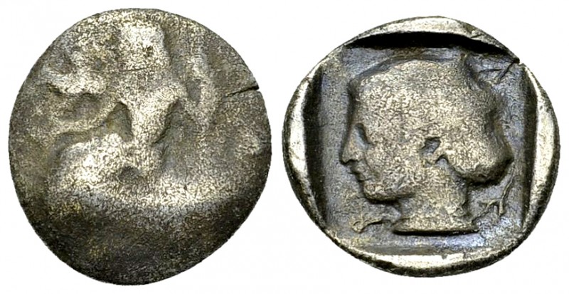 Mantineia AR Hemidrachm, c. 450-440/30 BC 

Arkadia, Arkadian League. Mantinei...