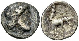 Seleukos I Nikator AR Tetradrachm, after c. 296 BC 

Seleukid Kings of Syria. Seleukos I Nikator (312-281 BC). AR Tetradrachm (25-26 mm, 15.23 g), S...