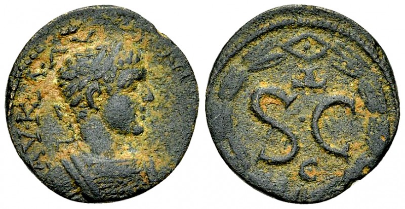 Elagabalus AE19, Antioch 

Syria, Seleucius and Pieria. Antioch. Elagabalus (2...