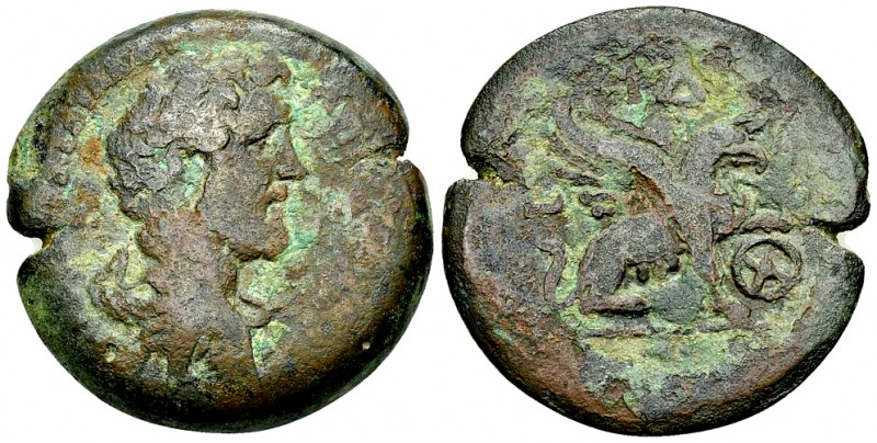 Antoninus Pius AE Drachm, Alexandria 

Antoninus Pius (138-161 AD). AE Drachm ...