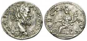 Septimius Severus AR Denarius, Emesa mint 

Septimius Severus (193-211 AD). AR Denarius (17-18 mm, 3.01 g), Emesa, 194/195 AD.
Obv. IMP CAE L SEP S...