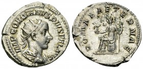 Gordianus III AR Antoninianus, Roma reverse 

Gordianus III Pius (238-244 AD). AR Antoninianus (22-23 mm, 4.02 g), Rome, AD 240.
Obv. IMP GORDIANVS...