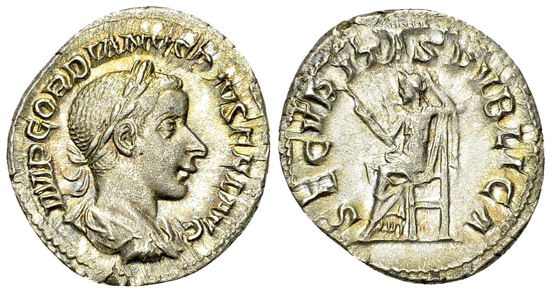 Gordianus III Pius AR Denarius, Securitas reverse 

Gordianus III Pius (238-24...
