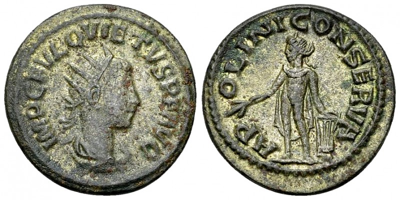 Quietus BI Antoninianus, Apollo reverse, Samosata 

Quietus (260-261 AD). BI A...