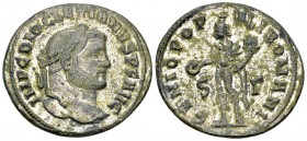 Diocletianus silvered AE Nummus, Siscia 

Diocletianus (284-305 AD). Silvered AE Nummus (26-28 mm, 9.24 g), Siscia, c. 294.
Obv. IMP C DIOCLETIANVS...