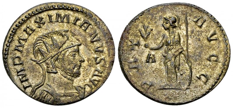 Maximianus Herculius Silvered AE Antoninianus, Pax reverse 

Maximianus Hercul...