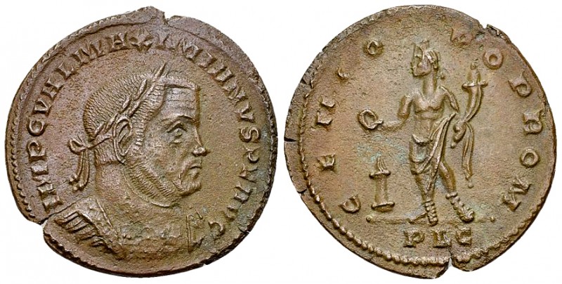 Maximianus Herculius AE Nummus, Lugdunum 

Maximianus Herculius, second reign ...