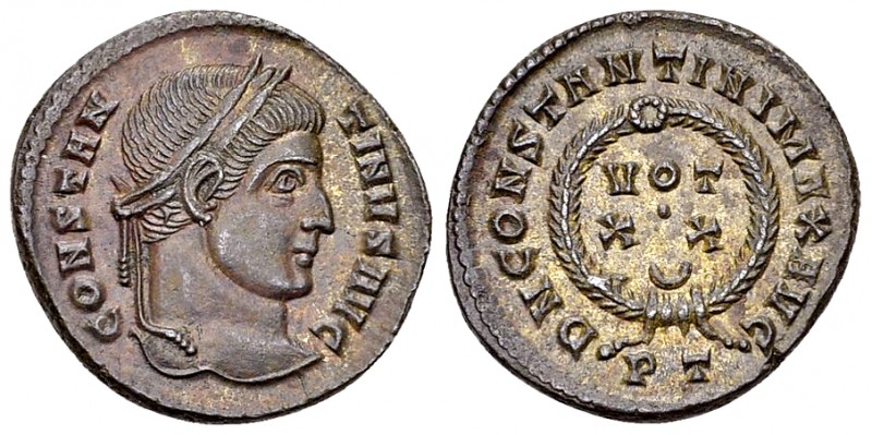 Constantinus I AE Nummus, Ticinum 

Constantinus I 'the Great' (306-337 AD). A...