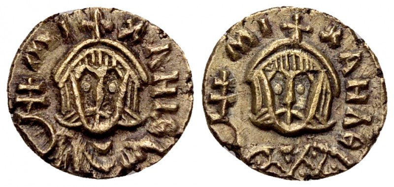 Michael III EL Semissis, Syracuse 

Michael III 'the Drunkard' (842-866 AD). B...