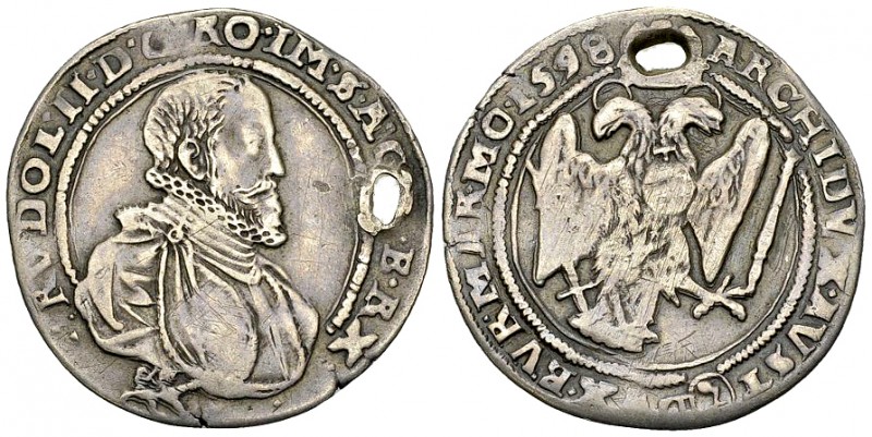 Rudolf II AR 1/4 Taler 1598 

RDR. Rudolf II. AR 1/4 Taler 1598 (6.82 g).

G...