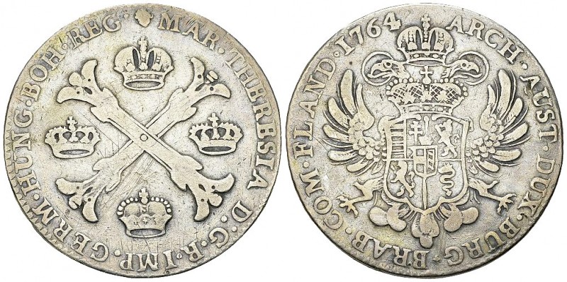 Maria Theresia, AR Kronentaler 1764 

Austrian Netherlands. Maria Theresia. AR...