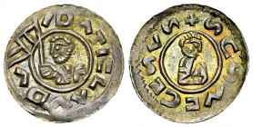 Wratislaus II AR Denar 

Bohemia. Wratislaus II (1054-1092). AR Denar (0.77 g).
Cach 346.

Wonderfully toned and extremely fine.