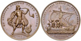 Denmark AE Medal 1848/1849 

Denmark. AE Medal 1848/1849 (41 mm, 30.96 g), in honor to the volunteers that helped Denmark in the war against Schlesw...