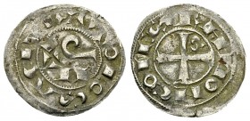 Raymond VII, AR Obole 

France, Toulouse. Raymond VII (1222-1249). AR Obole (15 mm, 0.55 g).
Boud. 722.

TTB.