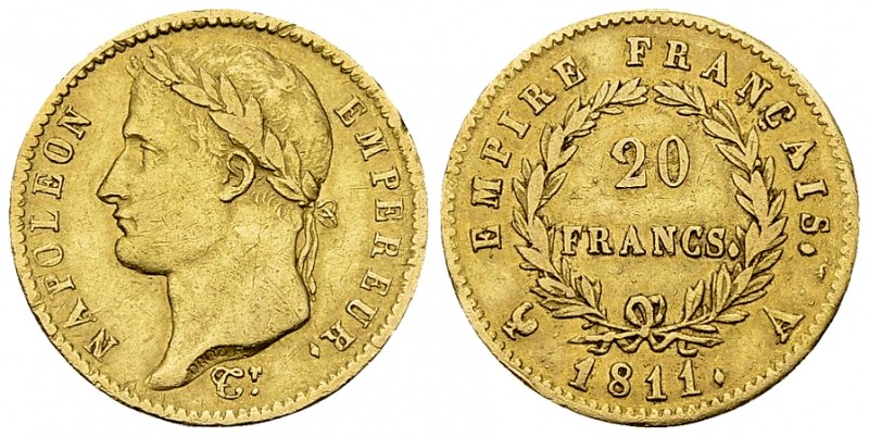 Napoléon I, AV 20 Francs 1812 A, Paris 

France. Napoléon I empereur (1804-181...