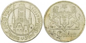 Danzig, AR 5 Gulden 1923 

Deutschland, Danzig. AR 5 Gulden 1923 (25.01 g).
 AKS 8.

Vorzüglich.