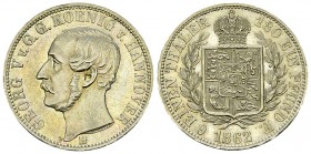 Hannover, AR 1/6 Taler 1862 B 

Hannover. Georg V. (1851-1866). AR 1/6 Taler 1862 B (5.33 g). 
AKS 145. 

Fein getönt und fast unzirkuliert.