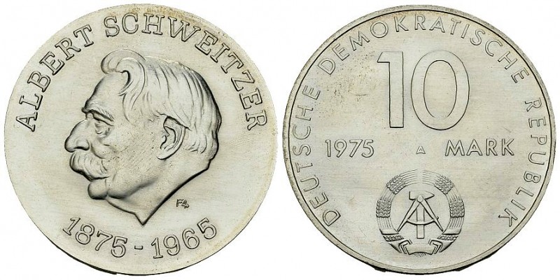 DDR, AR 10 Mark 1975, Schweitzer, Probe 

Deutsche Demokratische Republik DDR....
