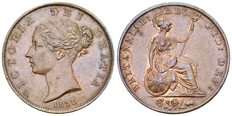 Victoria AE 1/2 Penny 1838 

Great Britain. Victoria (1837-1901). AE 1/2 Penny...