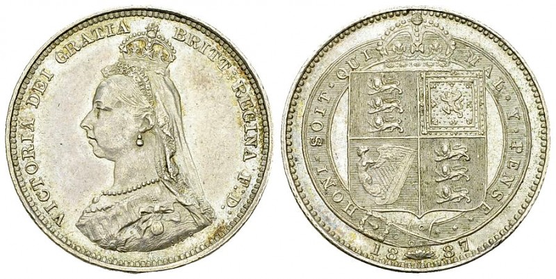 Victoria AR Shilling 1887 

Great Britain. Victoria (1837-1901). AR Shilling 1...